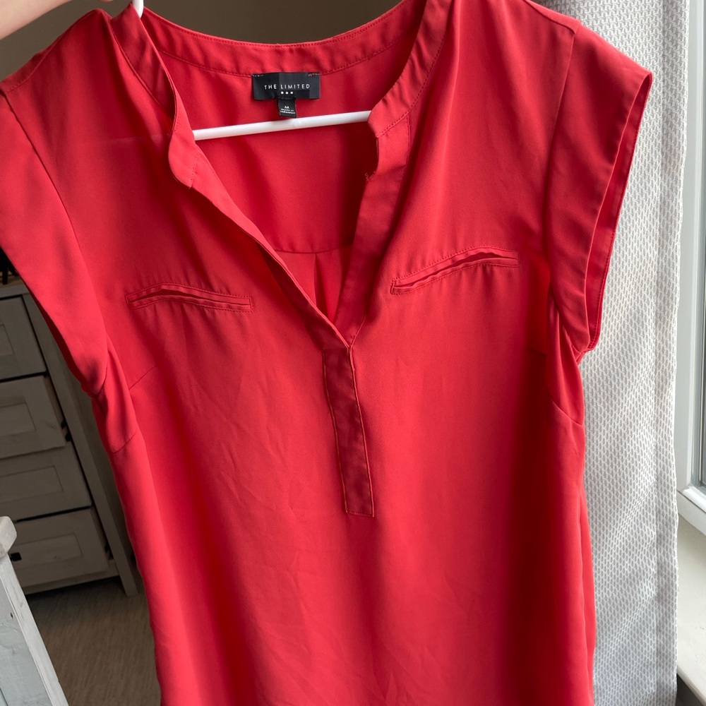 The Limited Medium Red Blouse
